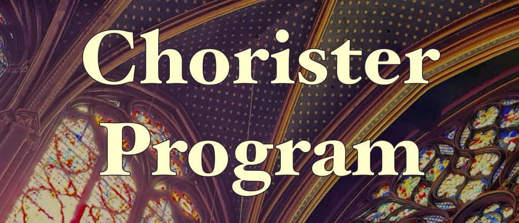 2025-26 Chorister Program Poster