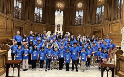 Chorister Program Launches with Nearly 80-Singer Chant Camp