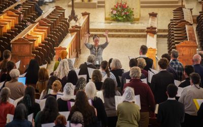 Dr. Donelson-Nowicka at Inaugural Oregon Sacred Music Colloquium.